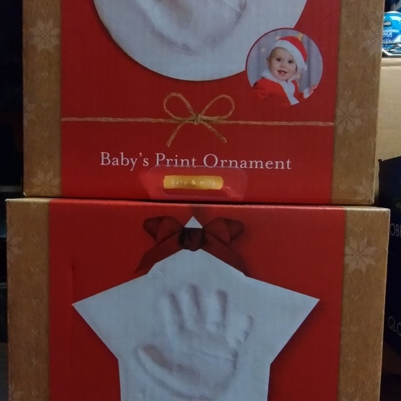 Baby Handprint Ornament Kits, four in all. - Picture 3 of 4